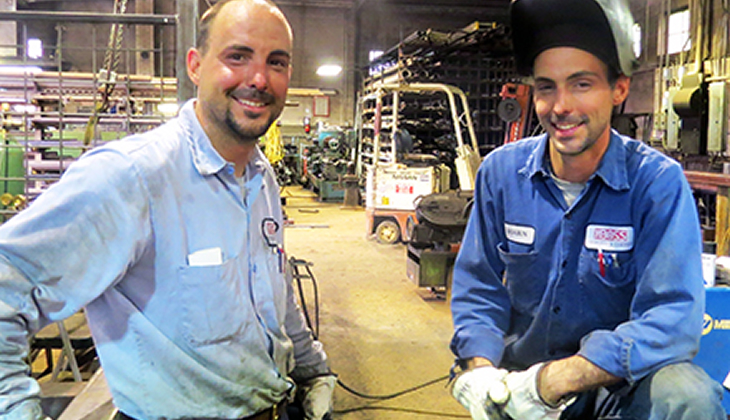 Shane and Shawn at the Shop